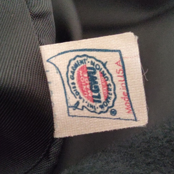 Talbots Vintage Women's Long Pea Coat Dark Green Size 18 - Picture 9 of 10